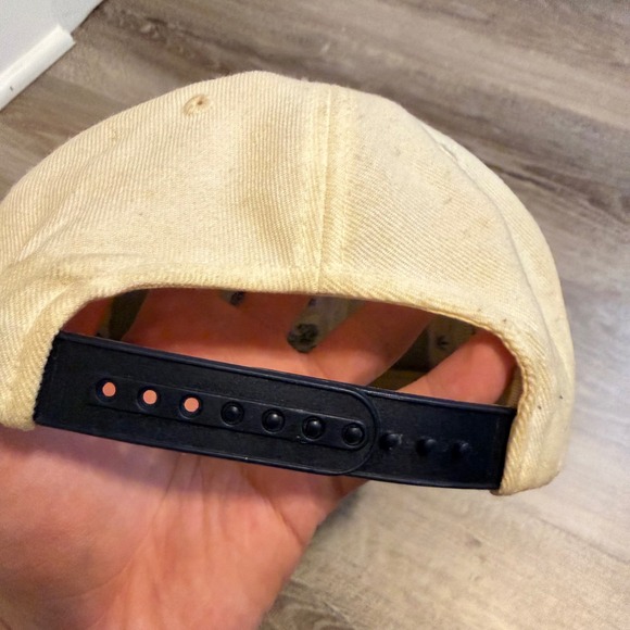 Vintage Adidas Notre Dame Fighting Irish Snapback Hat‎ Cap Navy Green Tan - Picture 5 of 6